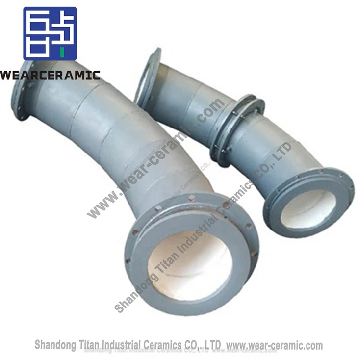Ceramic Lined Elbow with 92% Alumina